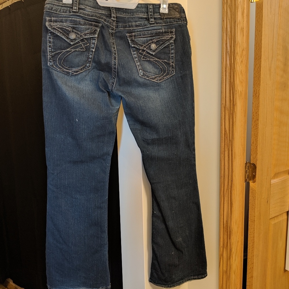 Women's Suki Silver Jeans W36/L32